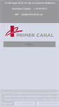 Mobile Screenshot of primercanal.com